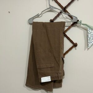 American Eagle super high rise baggy wide leg pants NWT